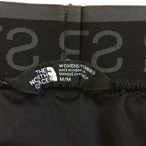 THE NORTH FACE Flashdry Black Logo Print Waistband Panty Insert Active Shorts - Picture 2 of 10